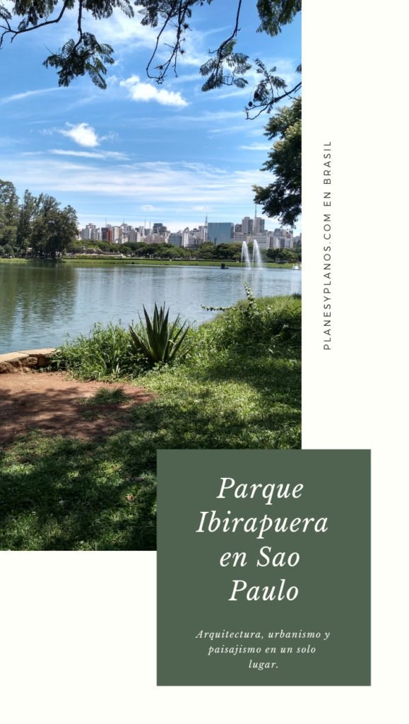 Arquitectura en el parque Ibirapuera en Sao Paulo . Arquitectura, urbanismo, y paisajismo en un solo lugar. 