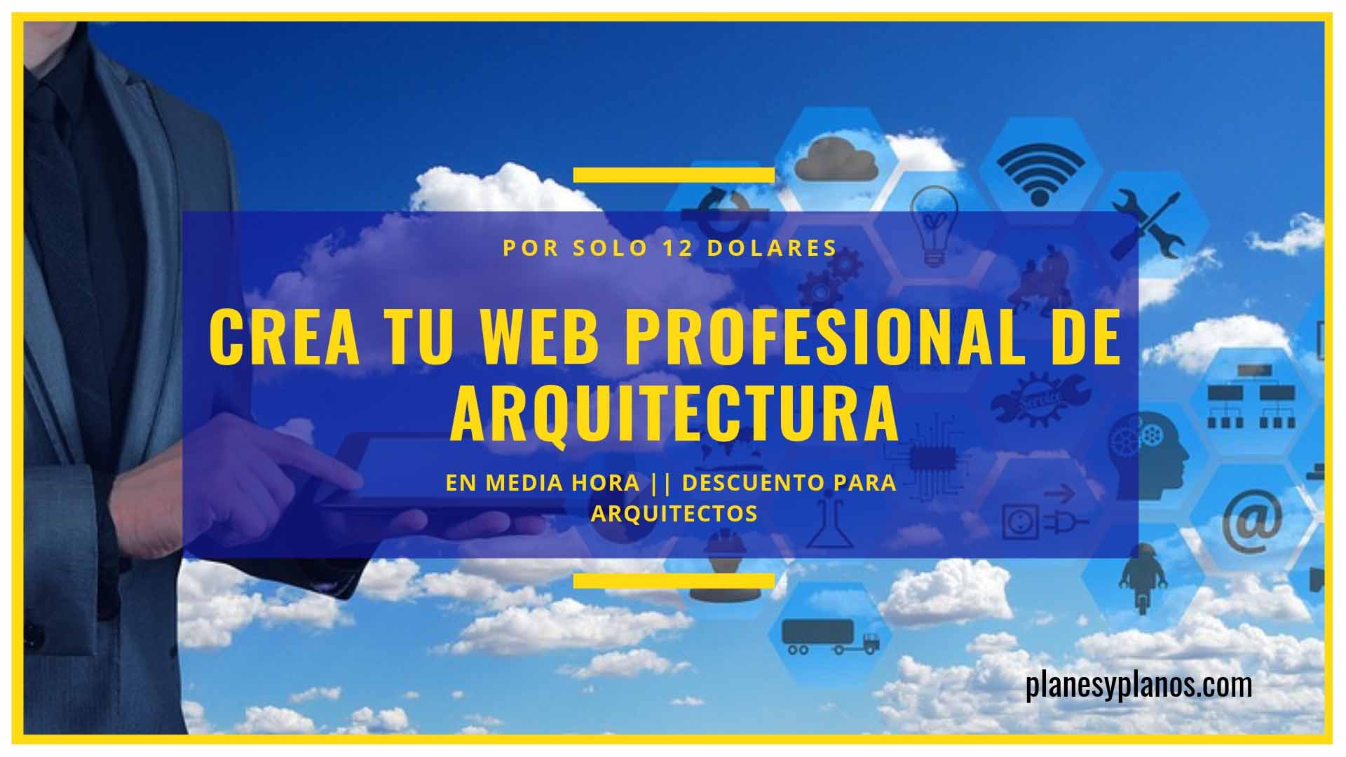 CREA TU WEB DE ARQUITECTURA DESCUENTO