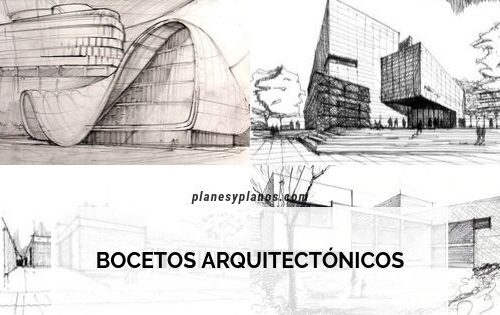 bocetos arquitectónicos
